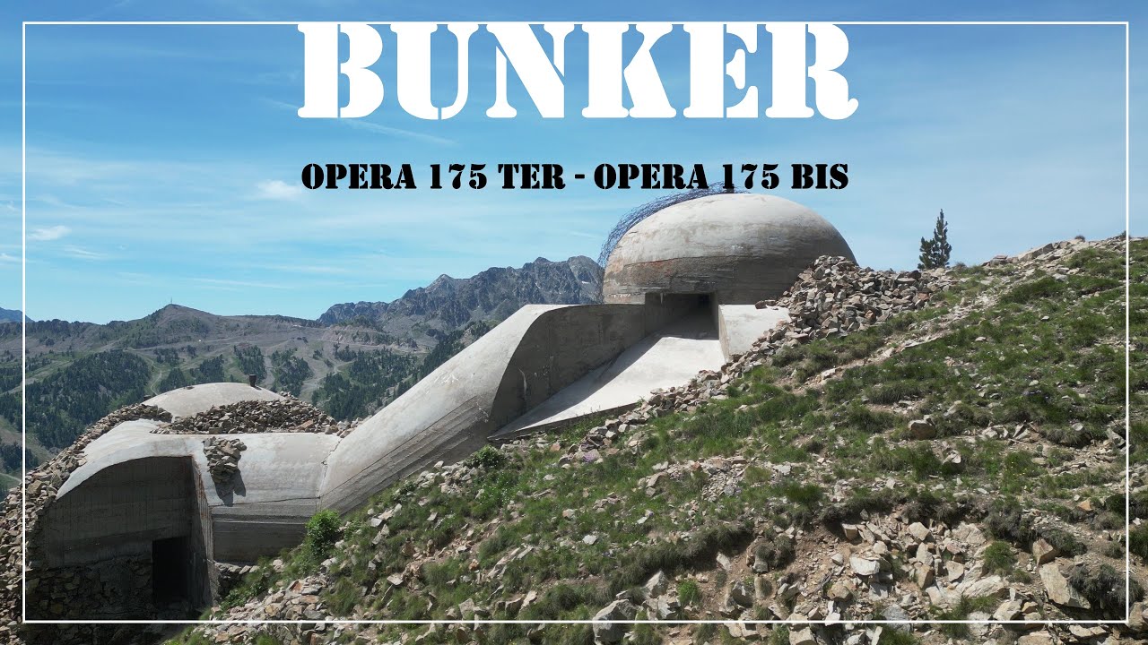 Bunker italiani al Col de la Lombarde (F)