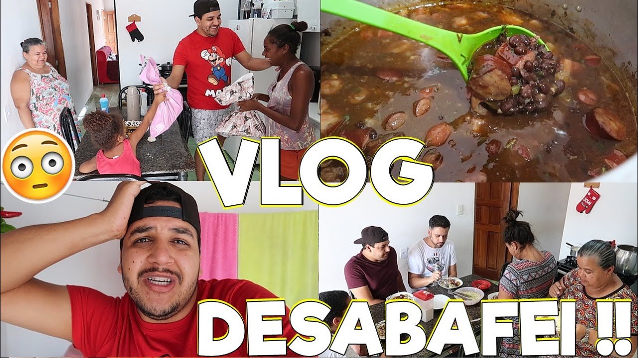 CHEGA!! NÃO AGUENTO MAS ISSO, PRECISO FALAR!! 😢 + FEIJOADA PARA UMA BATALHÃO!!