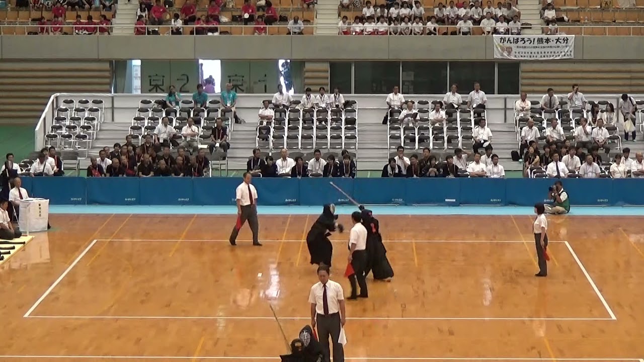 2016年IH 剣道 女子 団体 予選 柴田（宮城）vs 済美（愛媛）