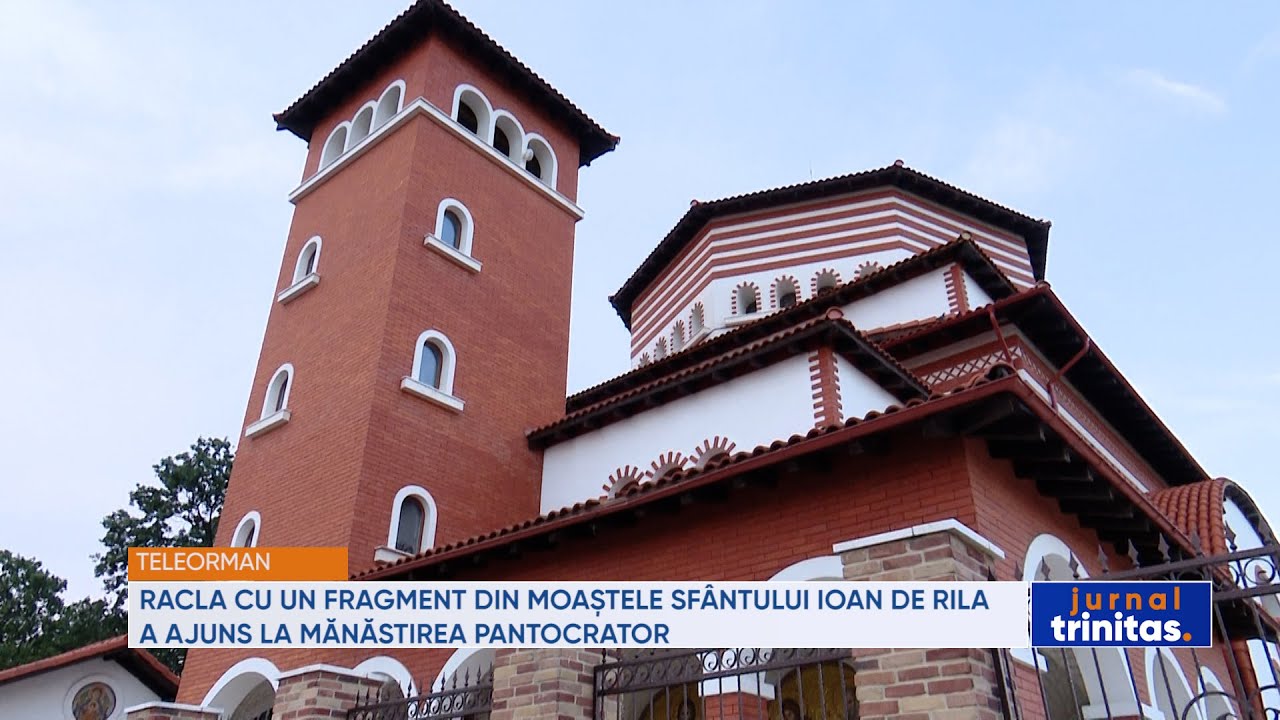 Racla cu un fragment din moaștele Sfântului Ioan de Rila a ajuns la Mănăstirea Pantocrator
