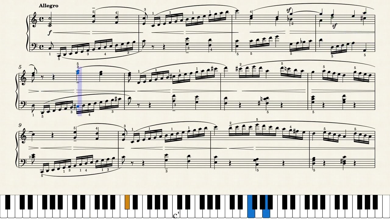 베르티니 Op.29 No.1 | Henri Bertini - 48 Studies Op.29 No.1