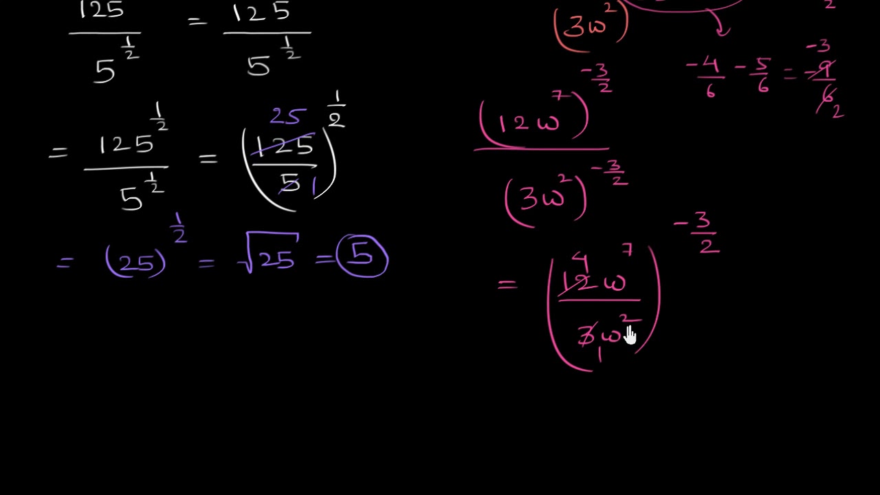 Simplifying hairy expression with fractional exponents (Hindi)