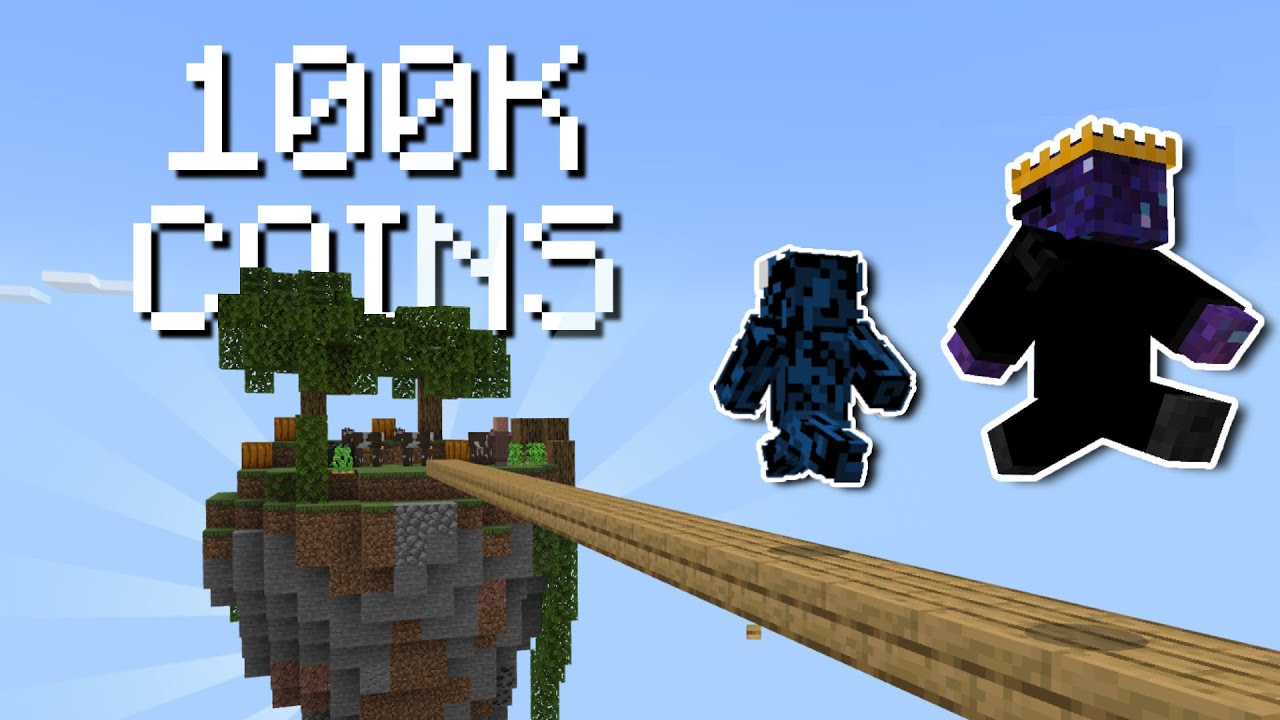 Гонка за 100 тысяч МОНЕТ! - CubeCraft Skyblock