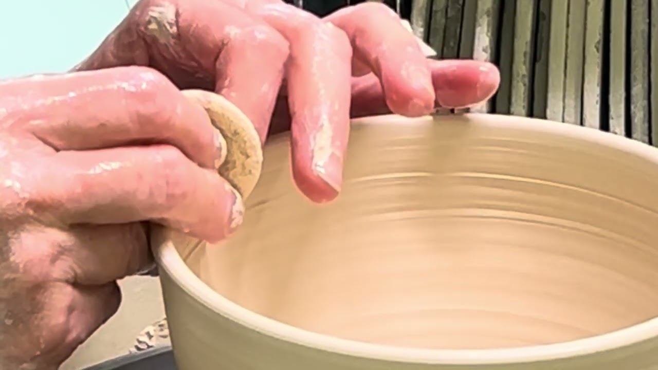 Wheel throw and alter a square bowl