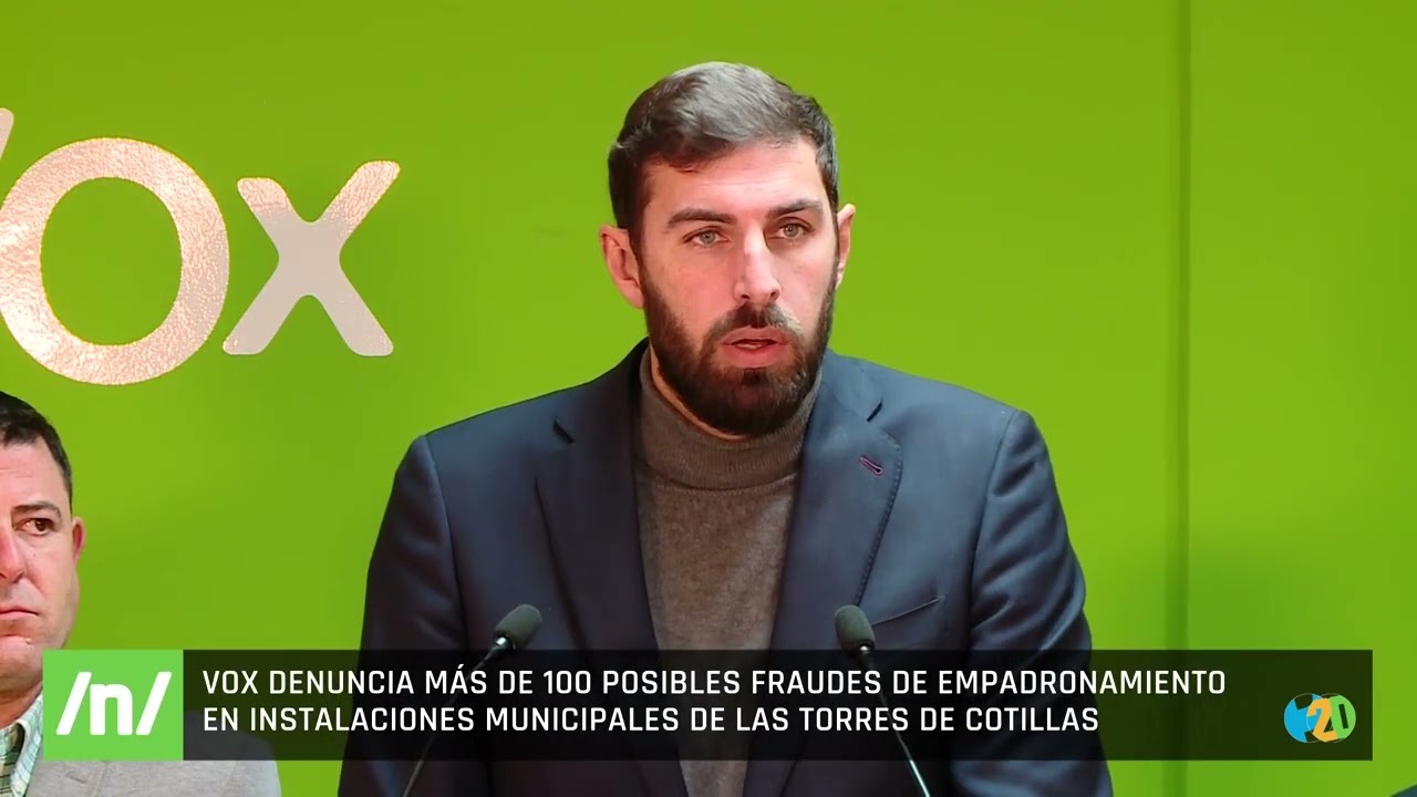 13/01/2026 VOX denuncia posibles fraudes de empadronamiento en Las Torres de Cotillas