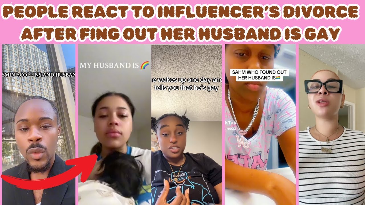 VIRAL TIKTOK INFLUENCER discovers HUSBAND is GAY AFTER 12 Yrs OF MARRIAGE & 2 KIDS! #tiktok #react