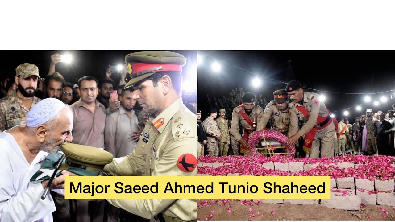 Major Saeed Ahmed Tunio Shaheed | Pakistan Army | Helicopter Crash Lasbela Balochistan | Pakistan |