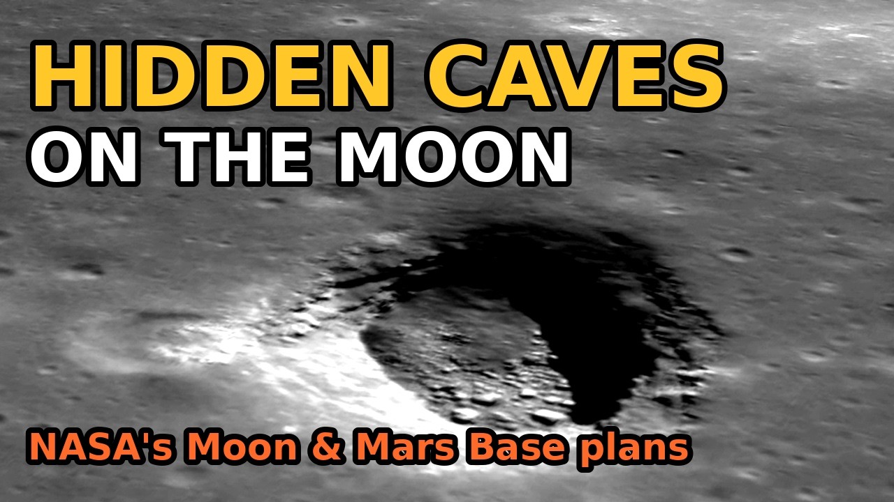 Hidden Caves on the Moon, and NASA's Plan to Build a Moon Base (Real NASA Footage)