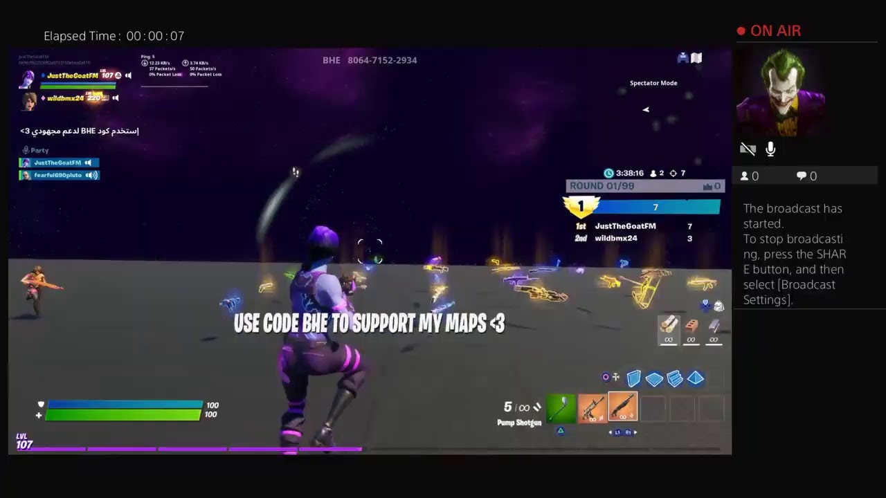 JustTheGoatFM's Live PS4 Broadcast