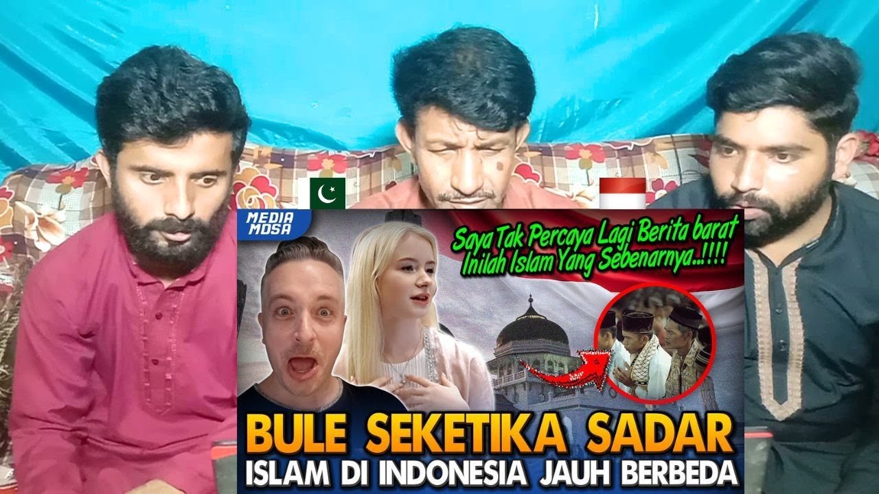 BULE SEKETIKA TERBUKA HATINYA‼️SETELAH MELIHAT MUSLIM INDONESIA TERNYATA | Pakistani Reaksi  D-R-RUE