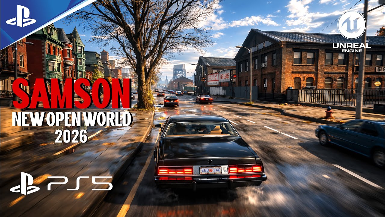 SAMSON New RTX ON Gameplay | Brutal Open World Game Like GTA And MAX PAYNE Coming In 2026 [UE5]