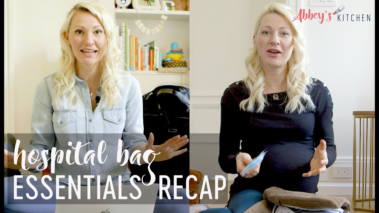 Abbey's Hospital Bag Essentials RECAP | Labor and Delivery