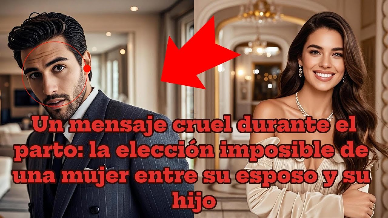 Un mensaje cruel durante el parto: la elección imposible de una mujer entre su esposo y su hijo