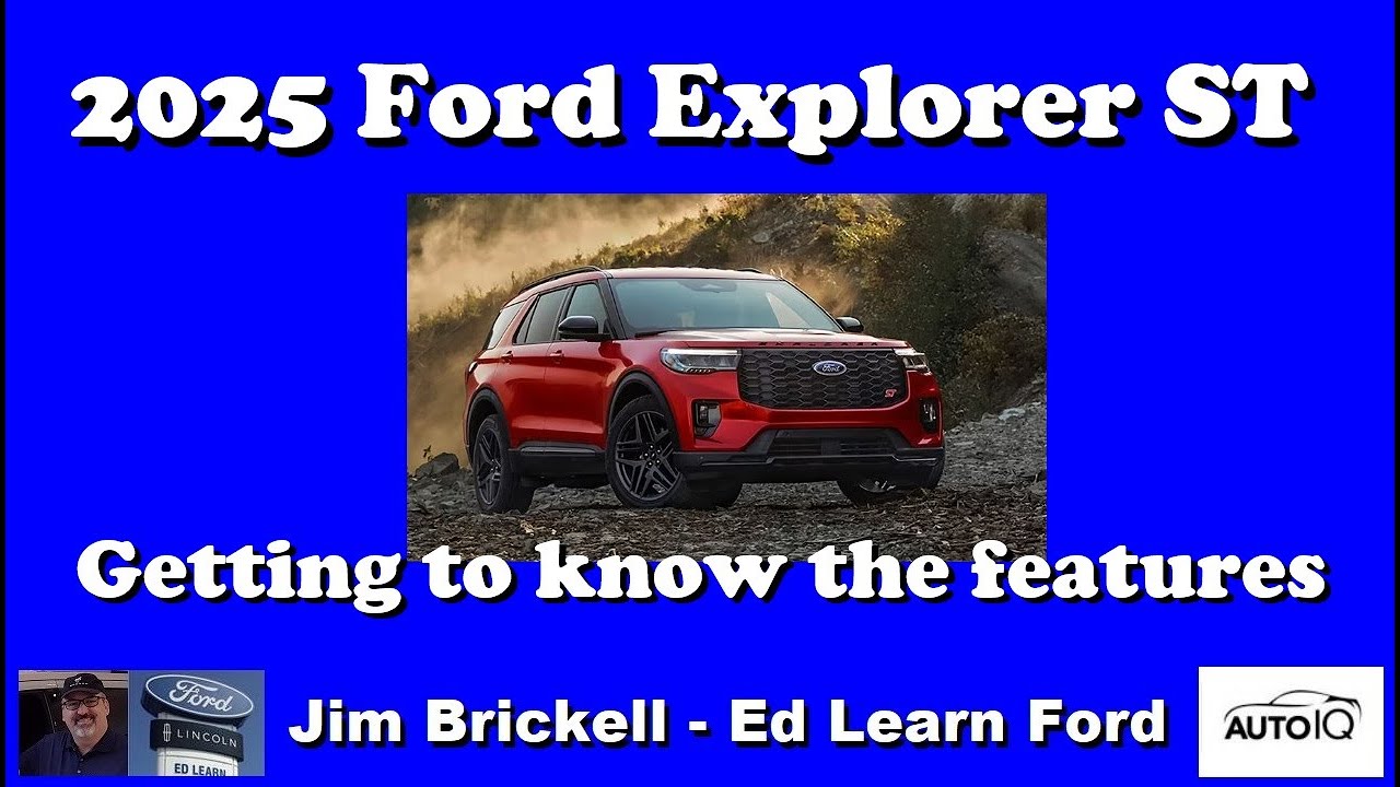 2025 Ford Explorer ST - Getting to know the features