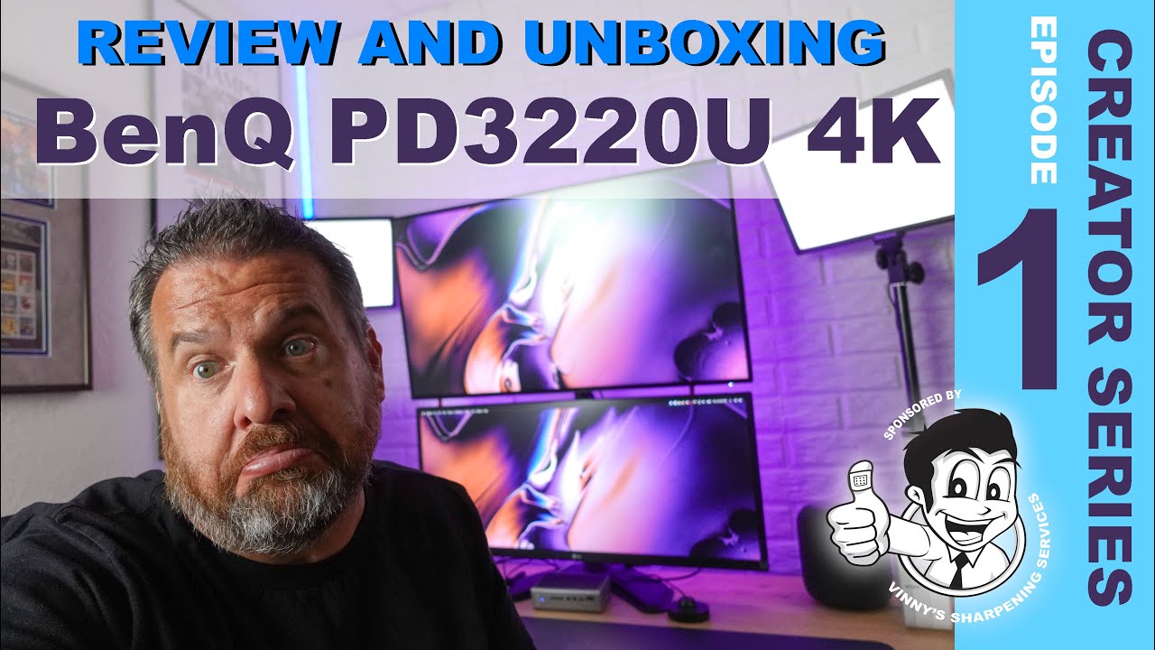 BenQ PD3220U Unboxing and Review 4k Thunderbolt