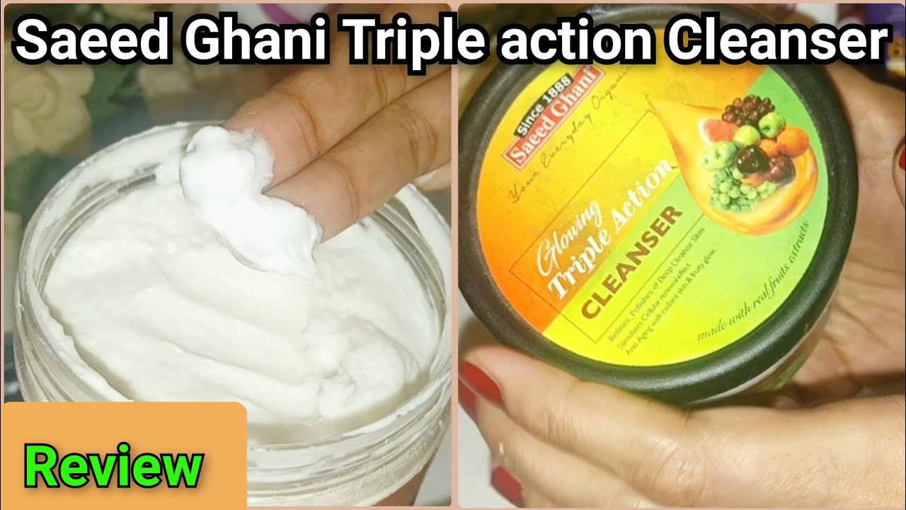 Saeed Ghani triple action Cleanser| Is it best for oily skin....?? Watch video to check the review