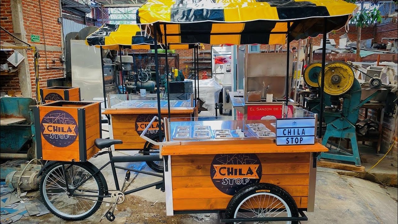 Triciclo para venta de chilaquiles