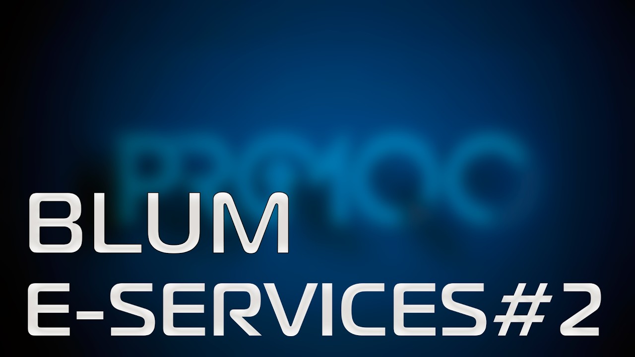 PRO100 v7 08 Blum E-SERVICES 3D Модели Элементы