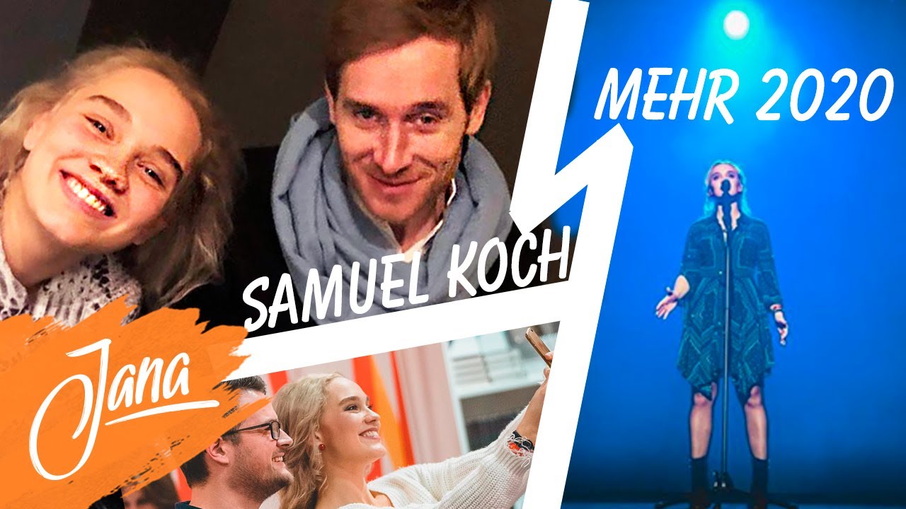 EMOTIONALER AUFTRITT auf der MEHR 2020 - Treffen mit SAMUEL KOCH | Jana vloggt | #71