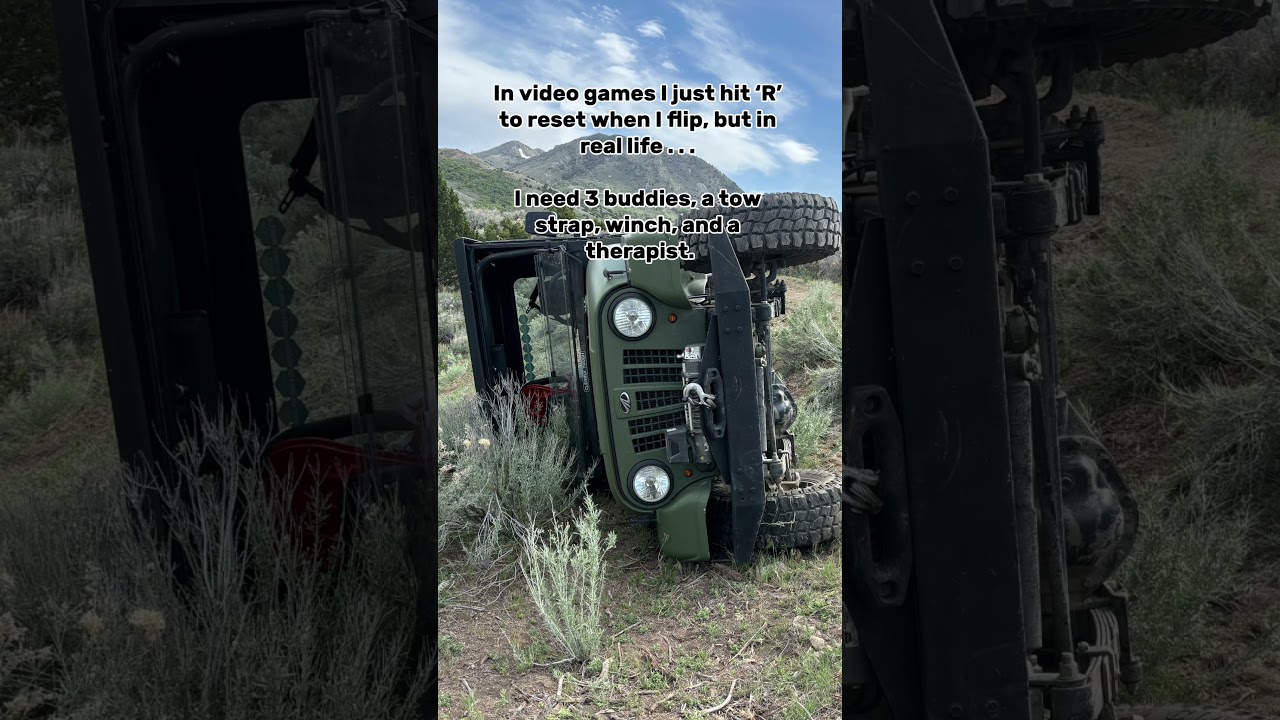 Real off-roading is doesn't have a reset button.  