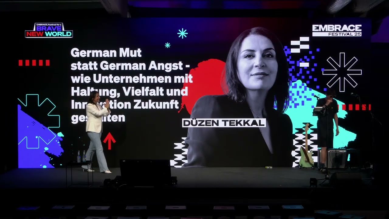 German Mut statt German Angst - Düzen Tekkal beim EMBRACE Festival 2025