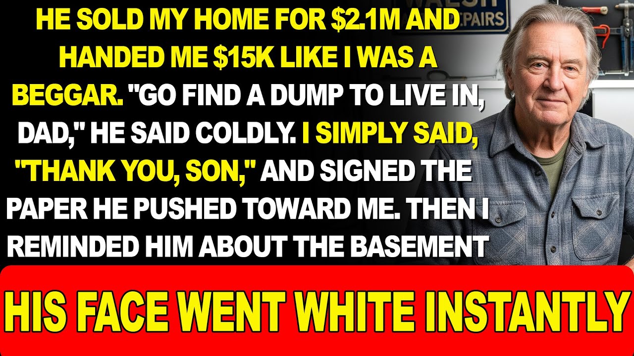 My Son Sold My House for $2.1M, Handed Me $15K and Said 