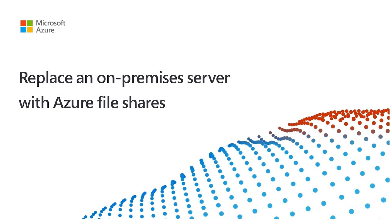Replace an on-premises file server with Azure file shares