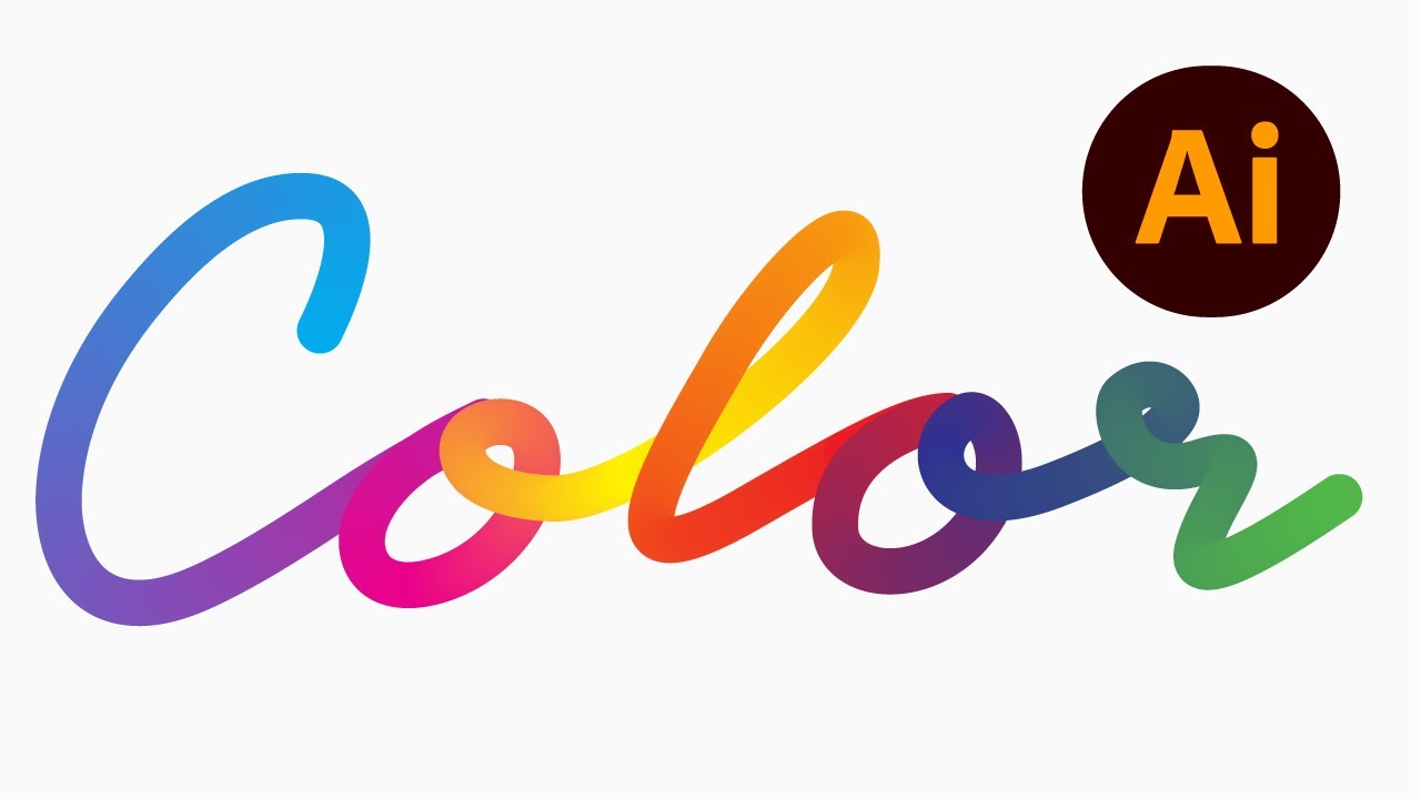How to Create Colorful Lettering in Illustrator | Tutorial