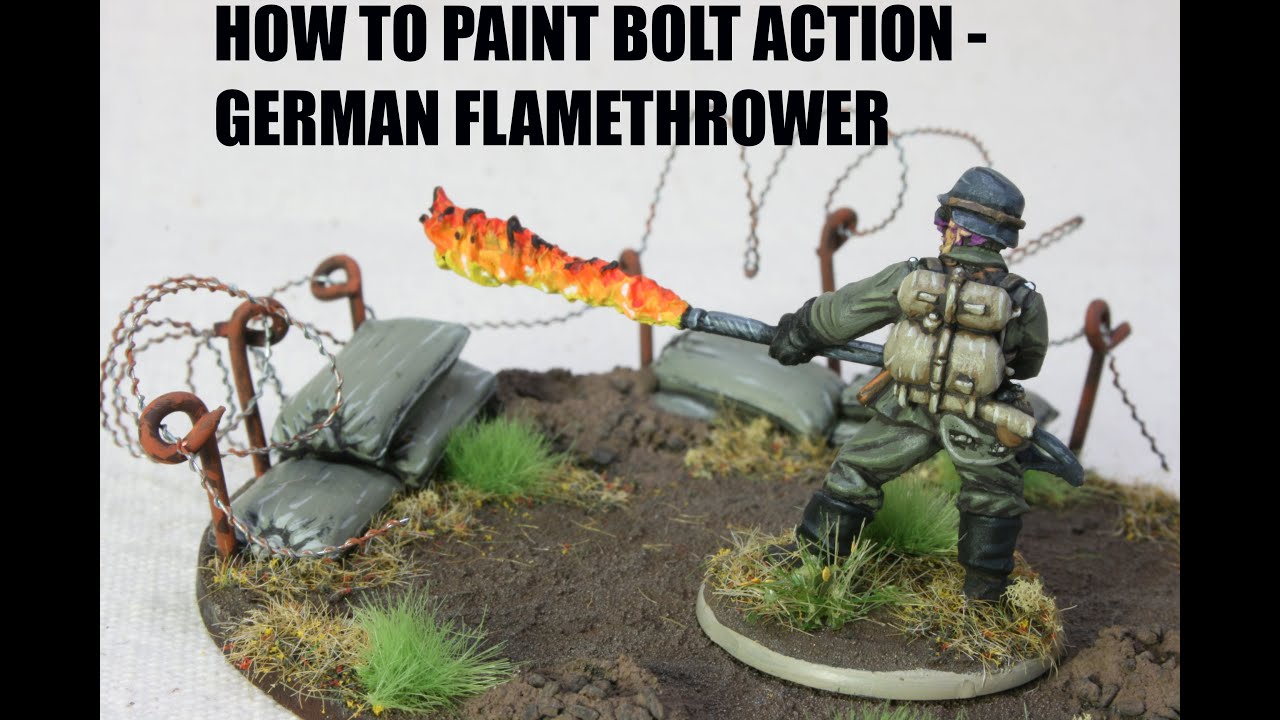 How to Paint Bolt Action - German Flamethrower
