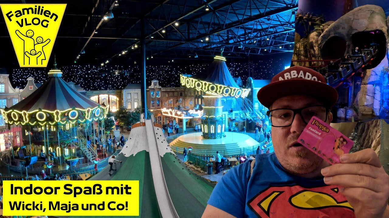 Erstes Mal in Plopsa Indoor Coevorden - Spaß mit Wickie, Maja und Co.