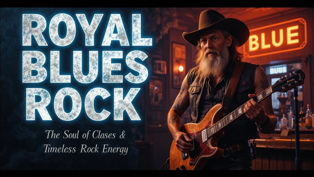 Royal Blues Rock – Vintage Blues Rock Café | Timeless Guitar Classics #ClassicBluesRock