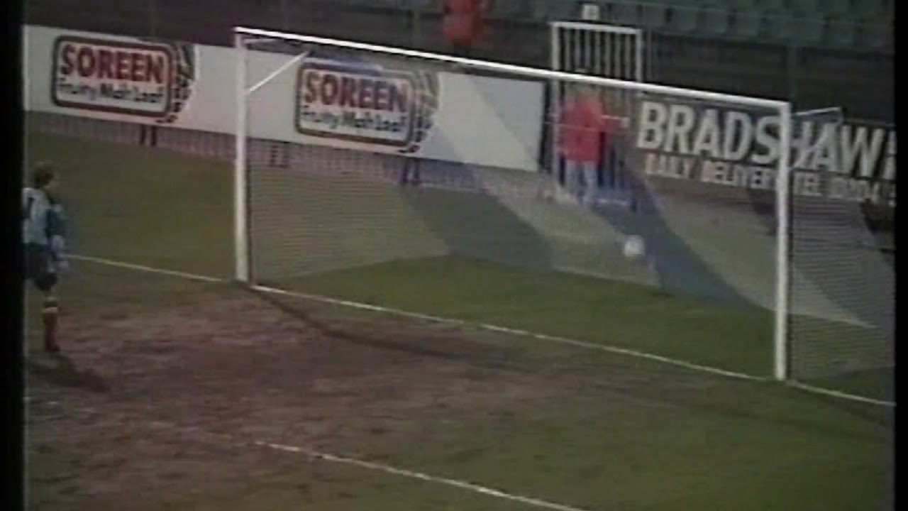 Kevin Noteman scores at Bolton in 1993
