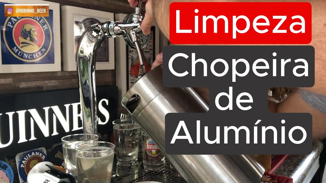 Como limpar uma chopeira ou serpentina de alumínio
