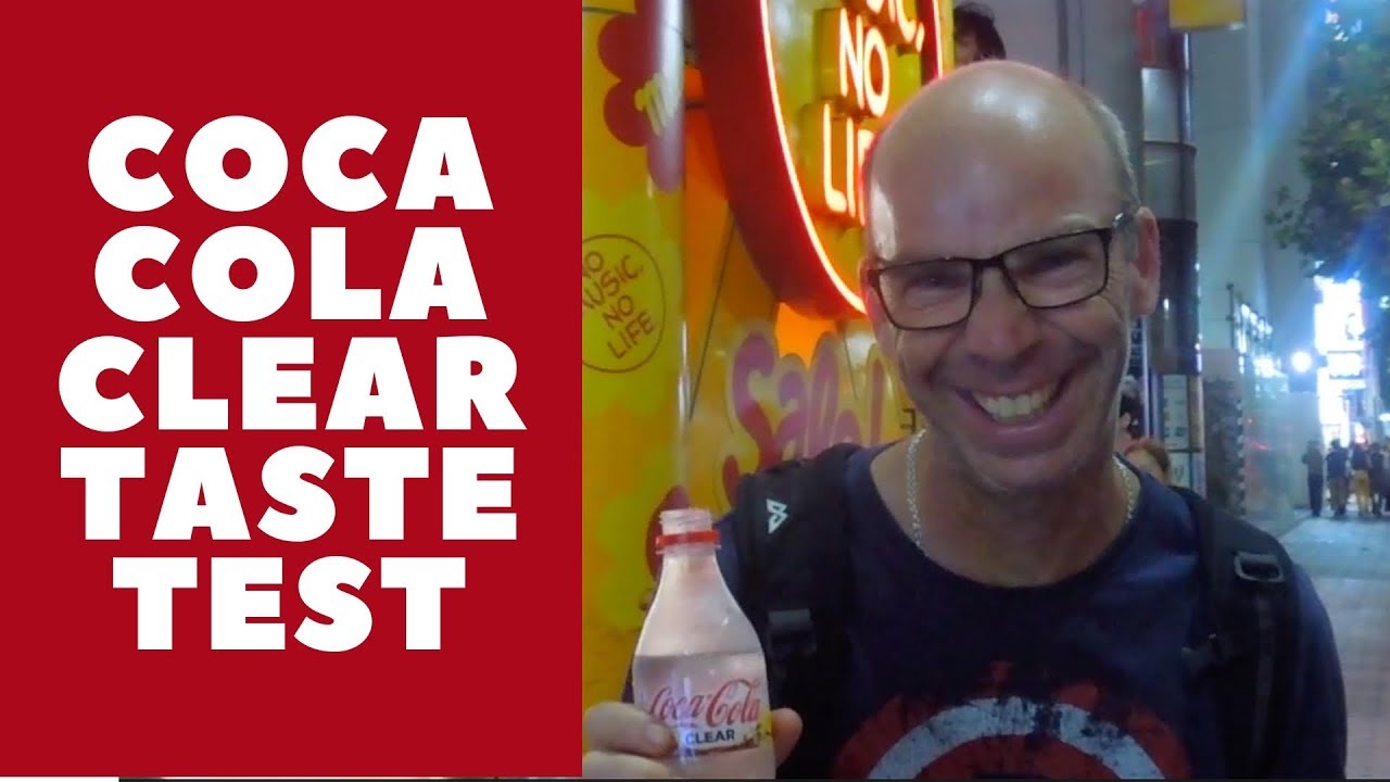 How does Coca Cola Clear Taste?  Tokyo, Japan