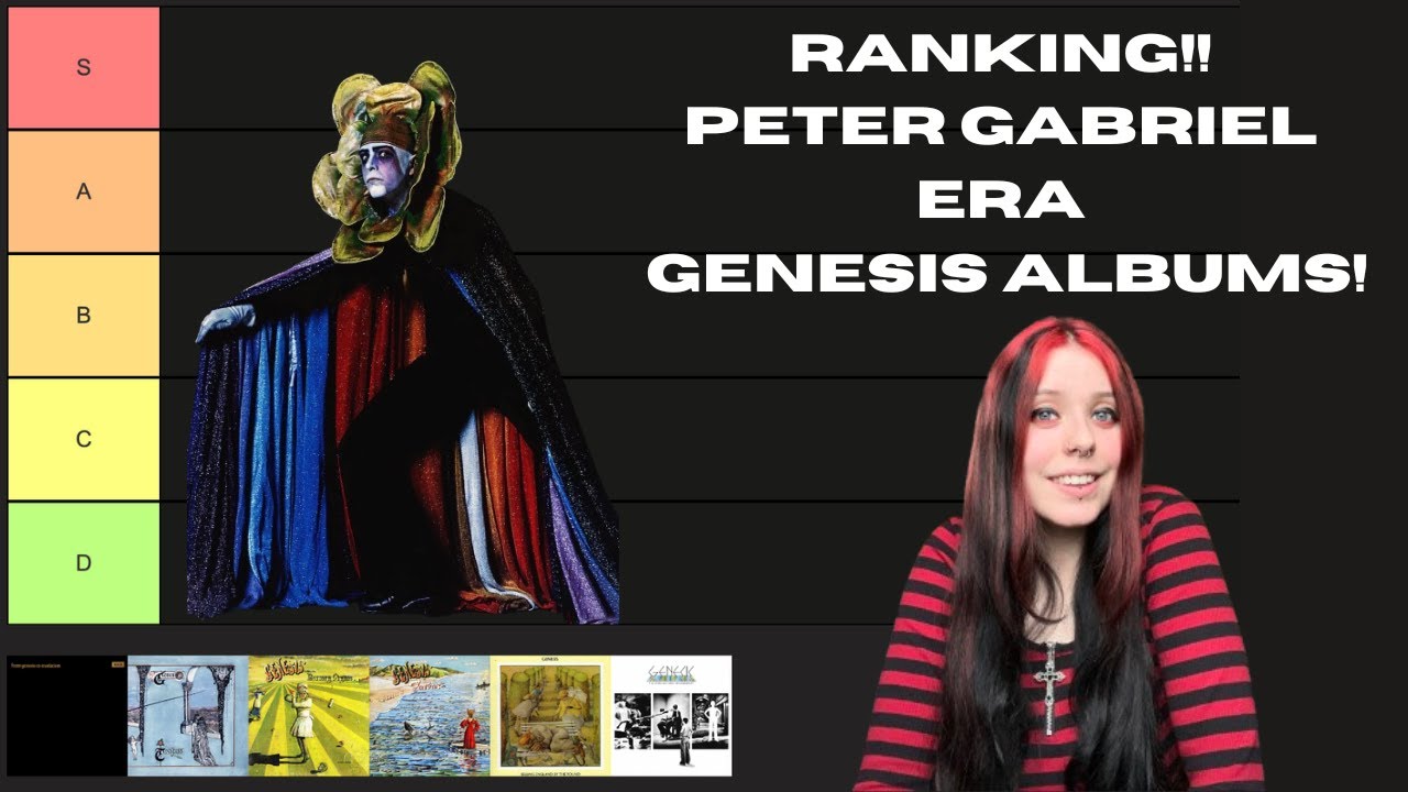 RANKING THE PETER GABRIEL GENESIS ALBUMS!! || TierMaker
