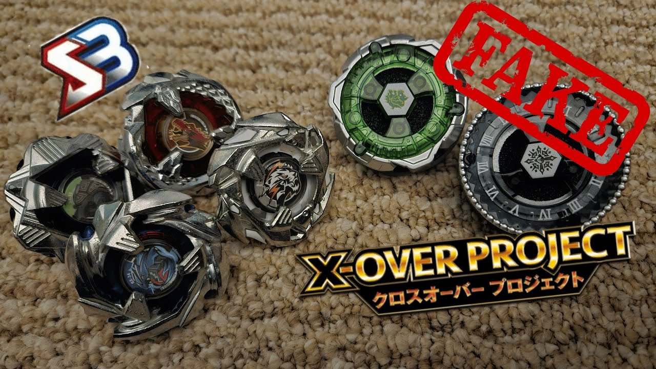 NEW Custom X-Over Beys?? - SB Brand Saints and MFB Remakes - Fake Beyblade X Unboxing and Review!