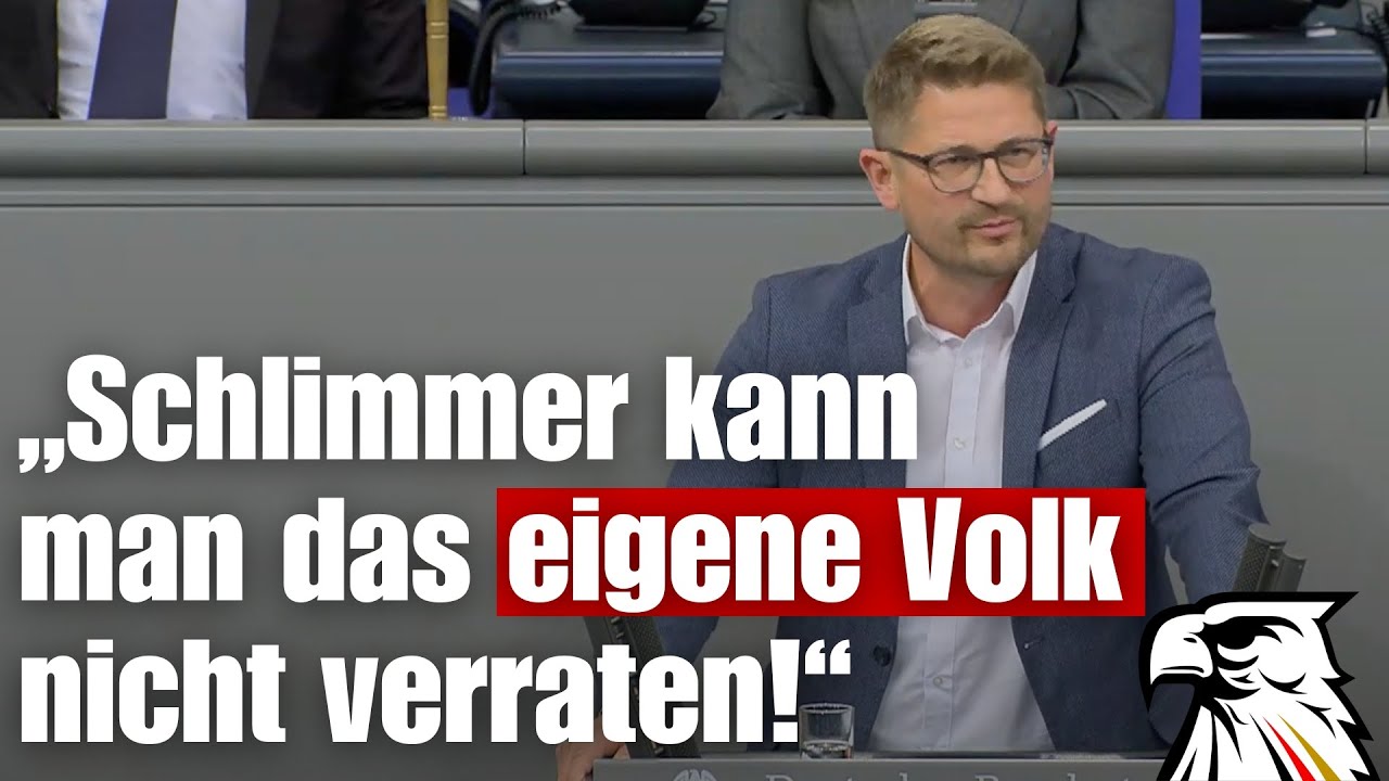 Ren&eacute; Springer (AfD): &bdquo;Schlimmer kann man das eigene Volk nicht verraten!&ldquo;