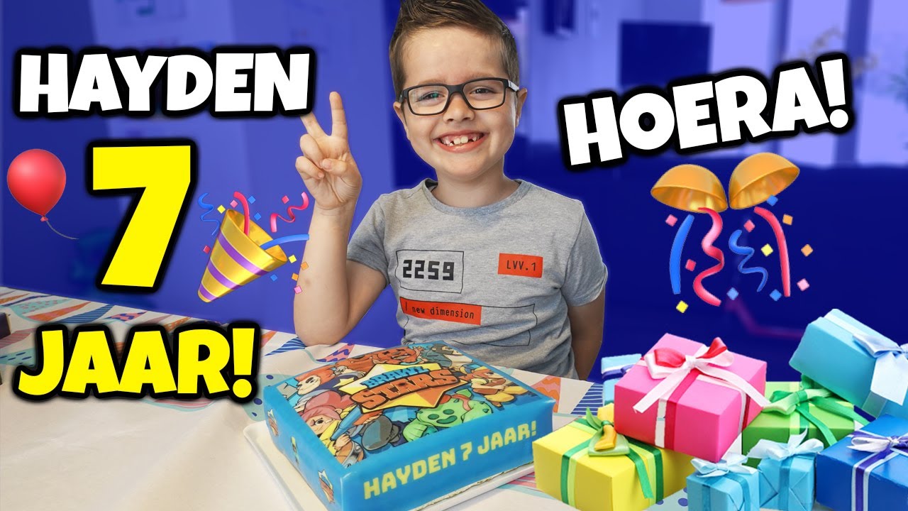 HOERA HAYDEN 7 JAAR !! EEN VERJAARDAG ZONDER FEEST - Broer en Zus TV #464