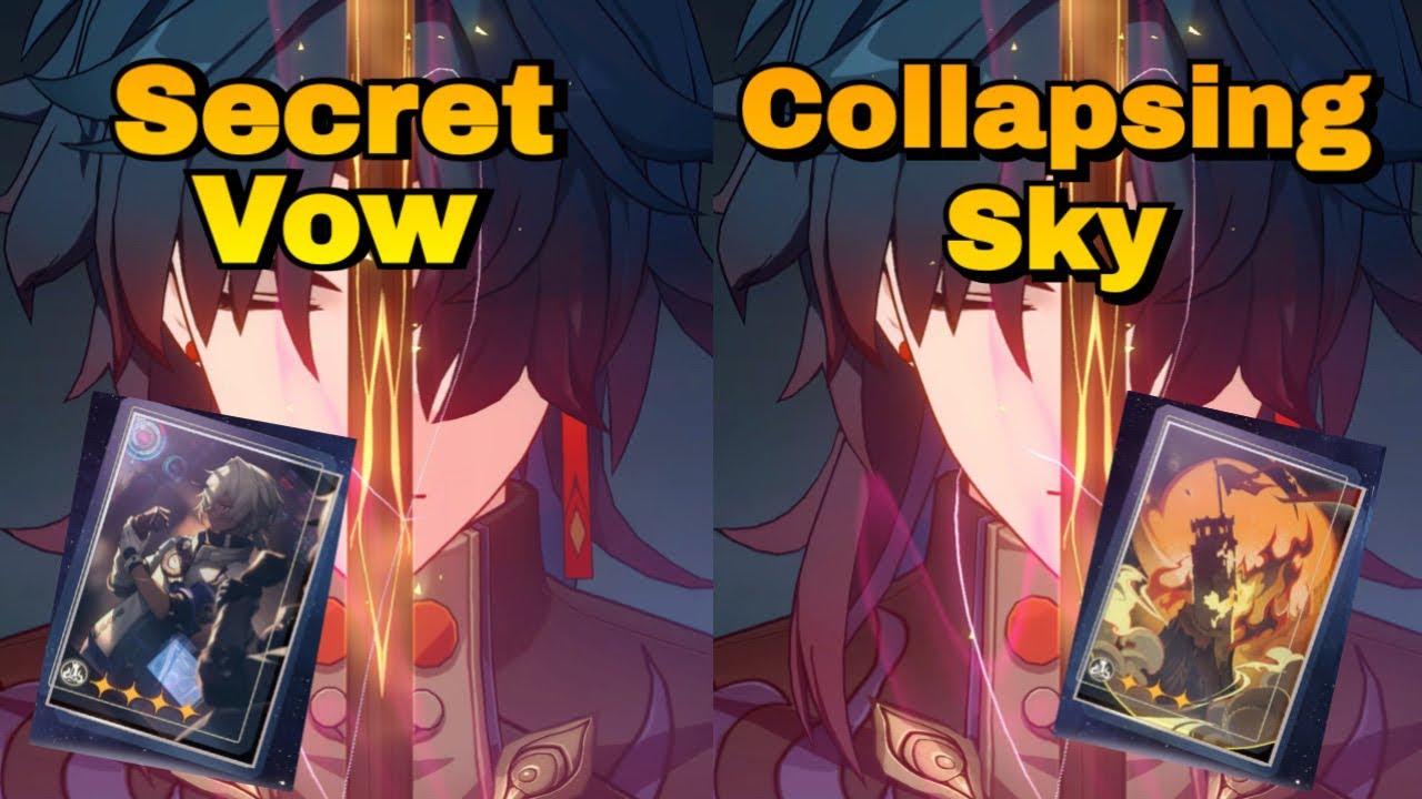 Blade: Secret Vow vs Collapsing Sky Light cone Comparison | Honkai Star Rail