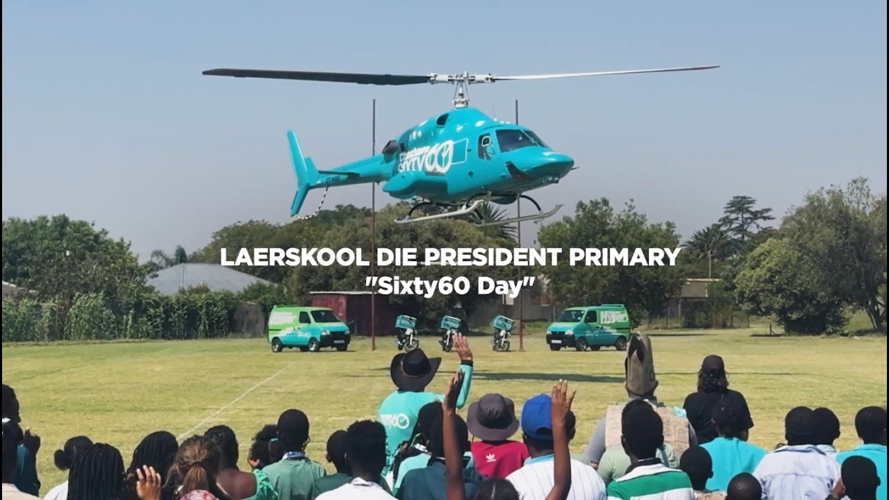 Laerskool Die President @CheckersSA Sixty60 Day!