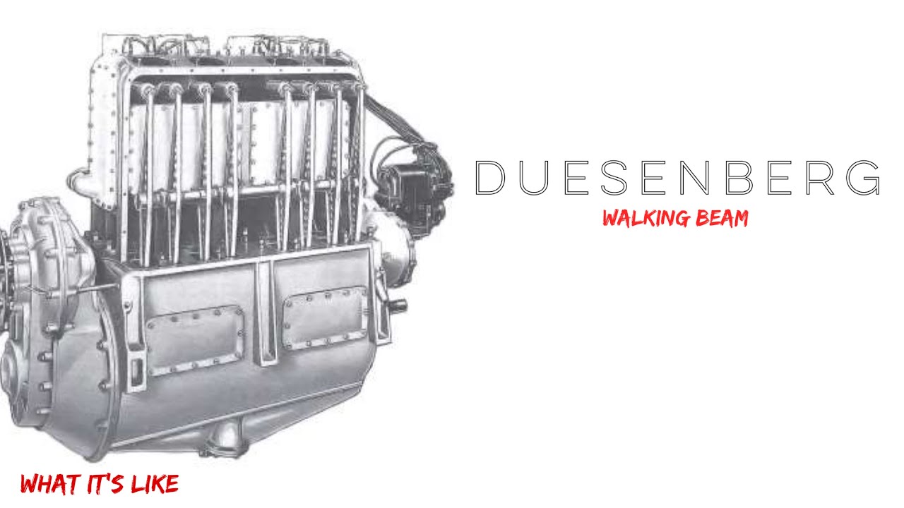 Duesenberg walking beam engine 361, 496￼