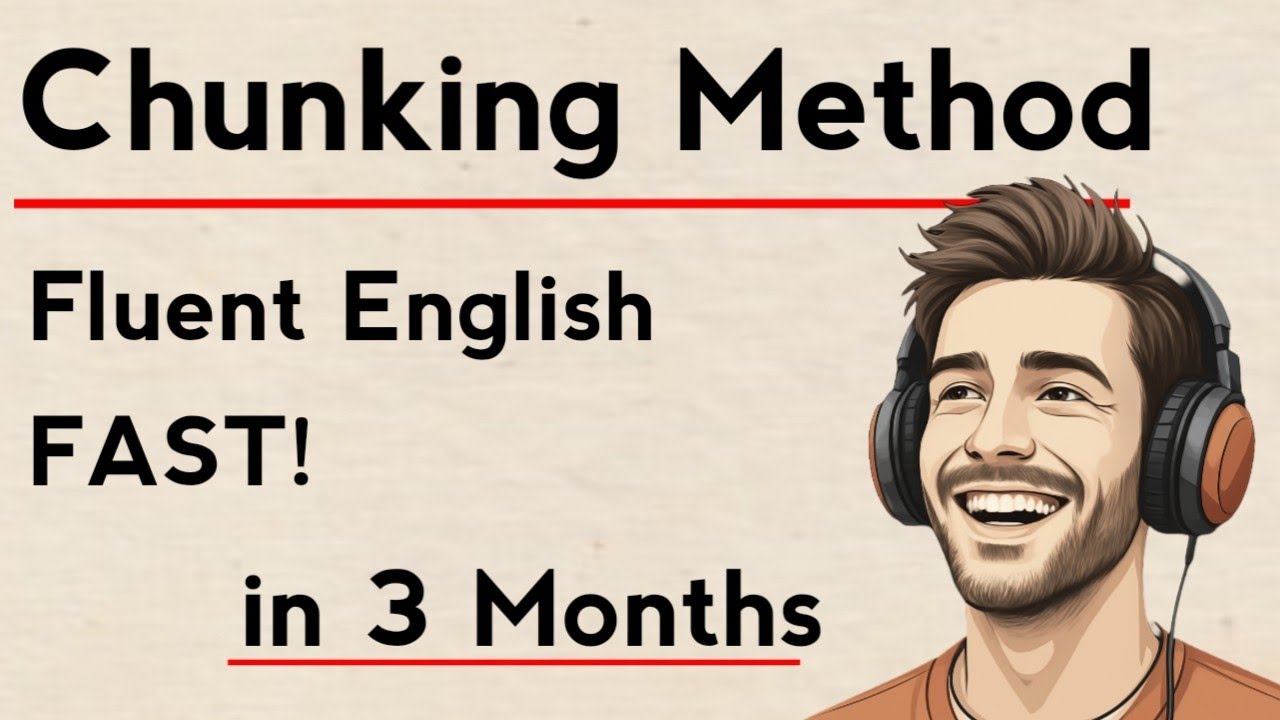 Learn English 10X Faster with the CHUNKING Method (Secret Hack!)English Podcast For English learners