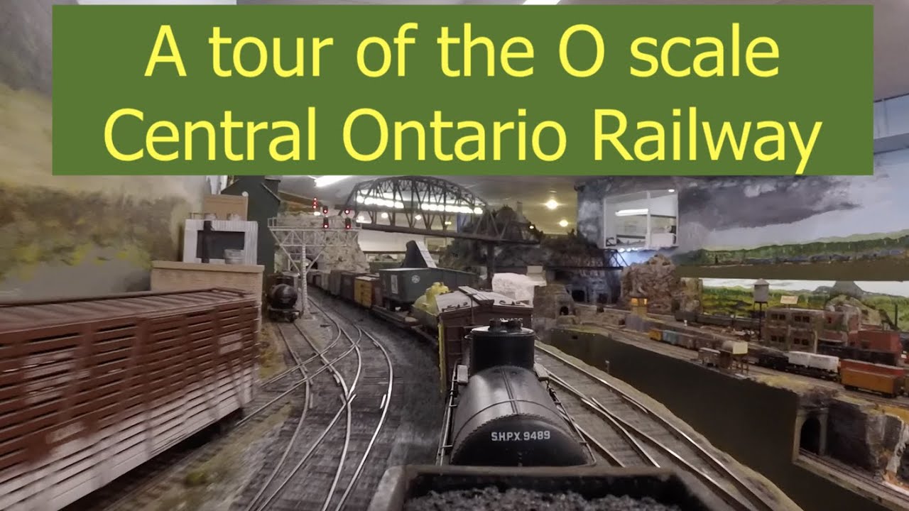 Central Ontario Railway Northbound Layout Tour - O scale 2 rail - Model Railroad Club of Toronto