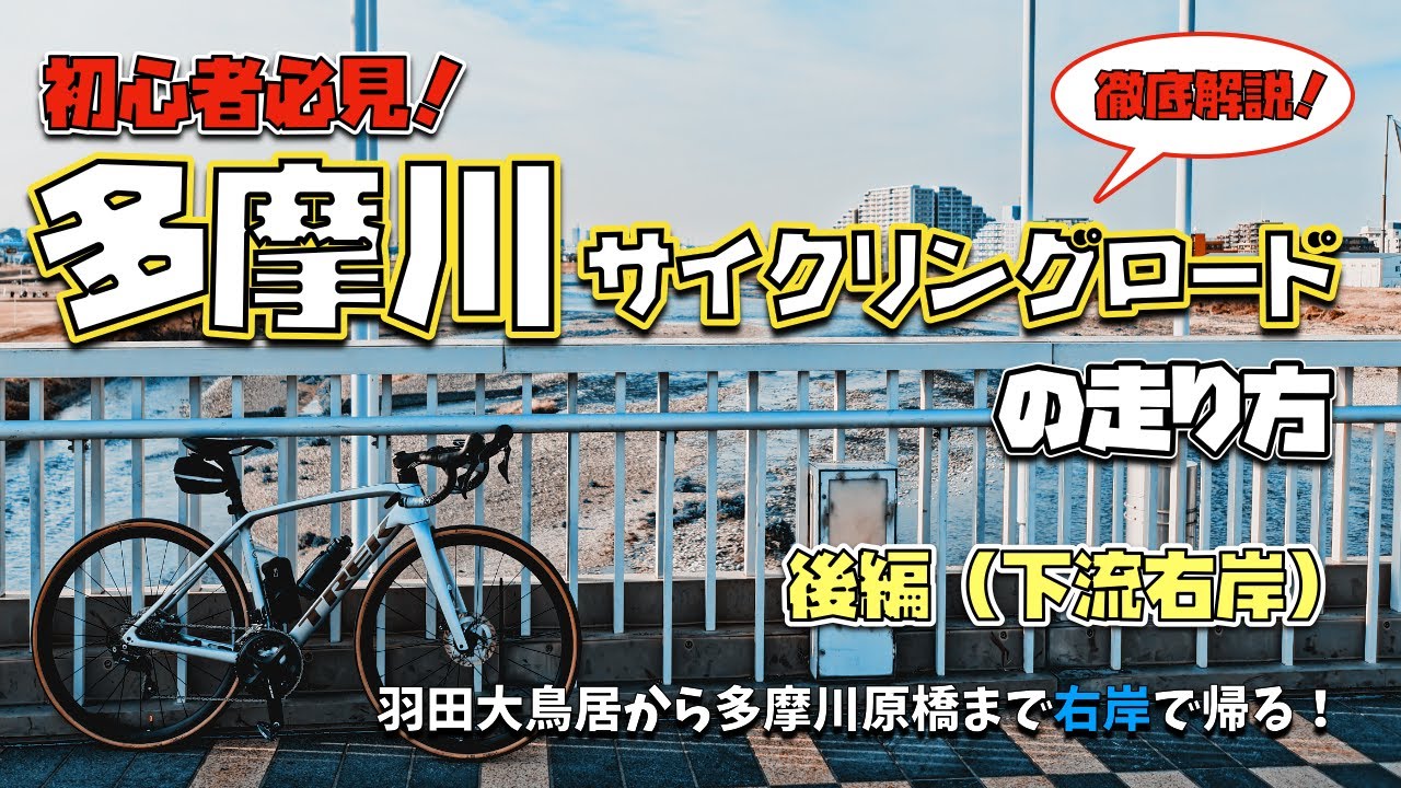 初心者必見！多摩サイ下流徹底ガイド〜ルート走行ポイントと注目スポットをご紹介〜後編（右岸編）