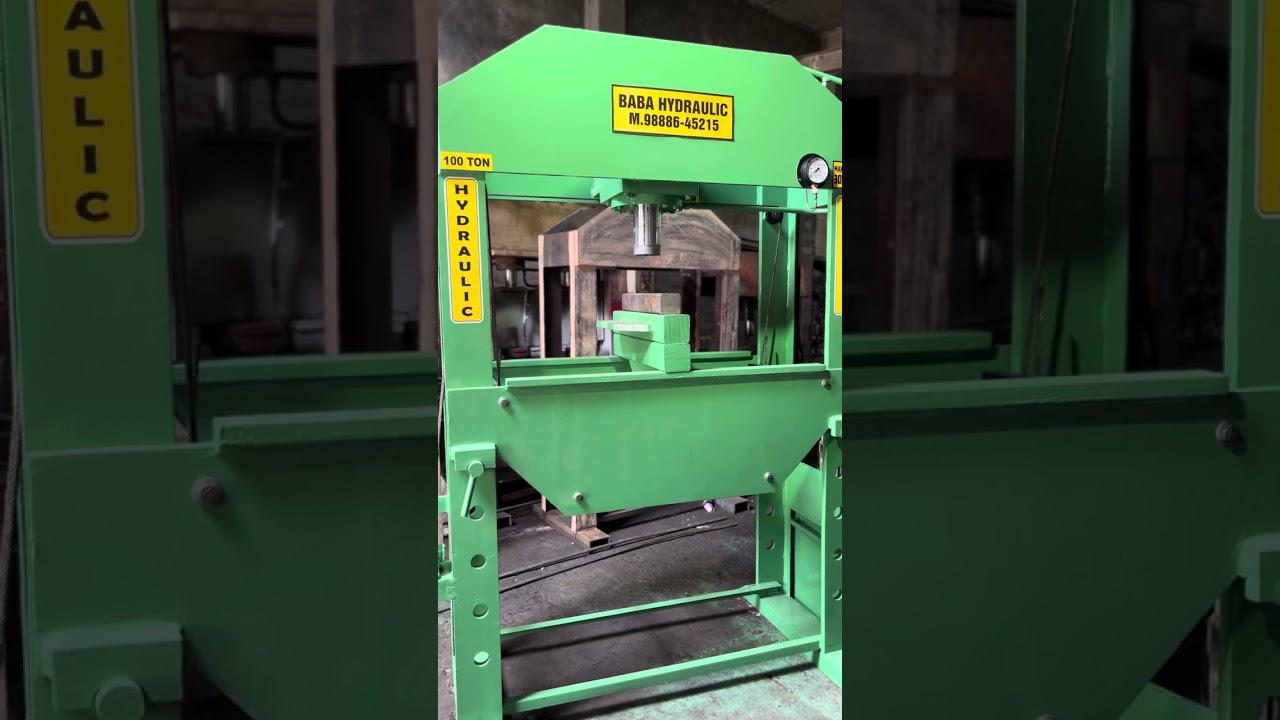 100 TON POWER OPERATED HYDRAULIC PRESS MACHINE