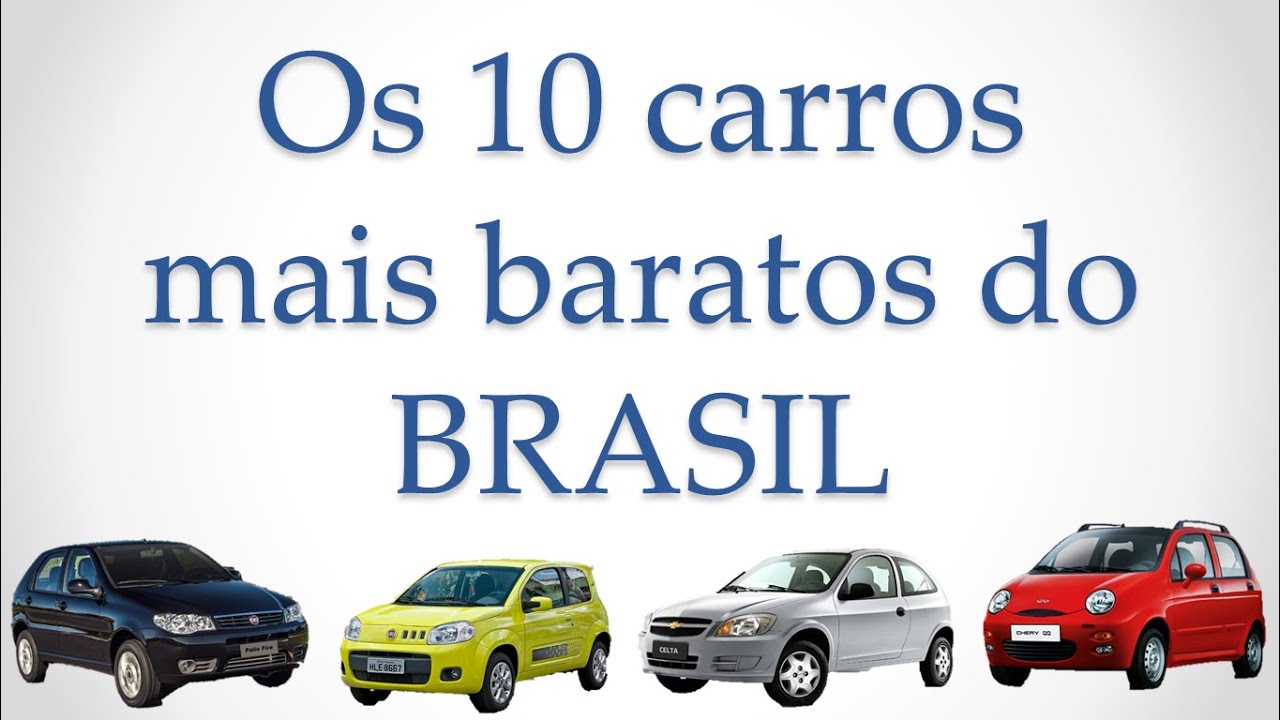 Os 10 carros mais baratos do Brasil - 2015