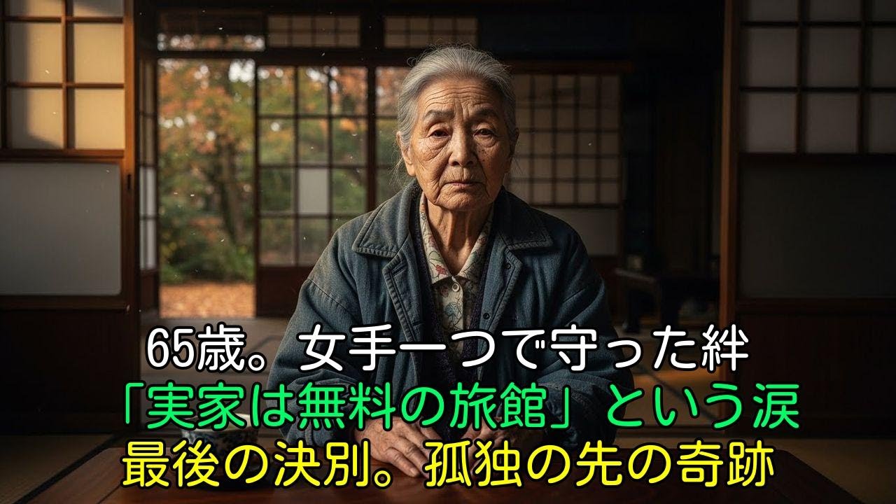 【涙腺崩壊】「もう、限界でした…」家と年金を奪う息子夫婦を追い出した65歳母。自分を取り戻すために選んだ“涙の決別”と、孤独の先にあった本当の幸せ。