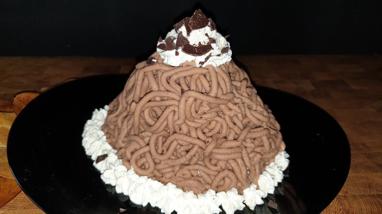 Mont Blanc con meringa