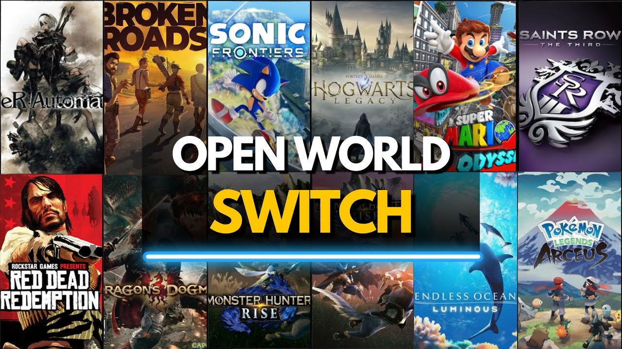 Top 45 Best Open World Switch Games to Play in 2025🌍🎮