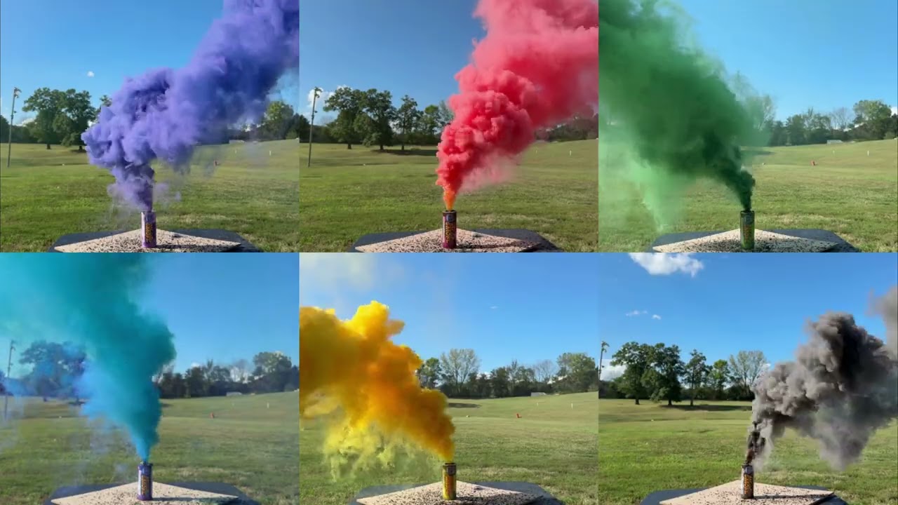 SK136 Mega Smoke Assortment - Color Smoke Bombs - Sky Bacon Fireworks 2025